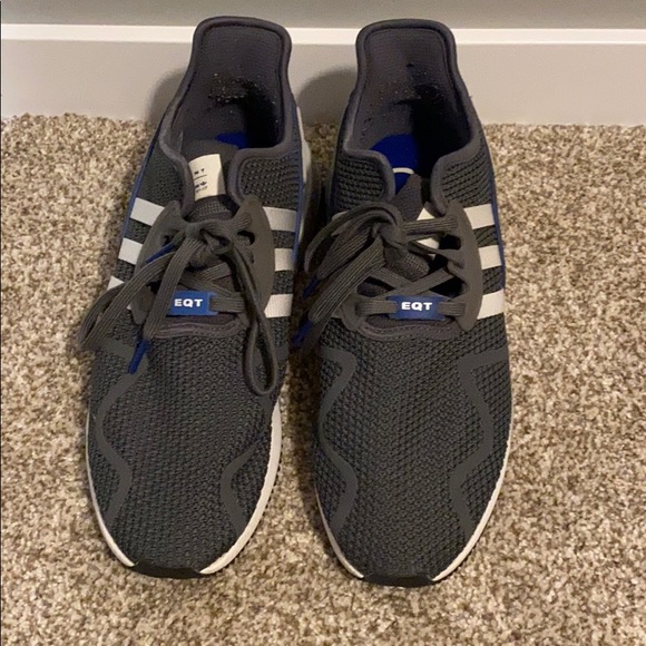 Adidas Size 11 Gray EQT’s, worn once - Picture 2 of 4